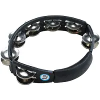 Latin Percussion LP Cyclops Tambourine Hand Held - Black
