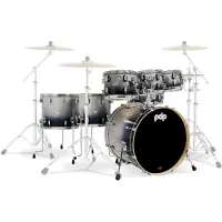 PDP STUDIO 22 CONCEPT MAPLE SILVER BLACK SPARKLE