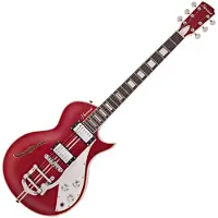 Hartwood Speedway Vibrato Electric Guitar Lipstick Red