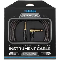 BOSS BIC-P18A Premium Instrumentenkabel Gehoekt 55 m