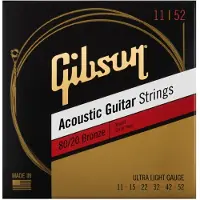 Gibson MODERN STRINGS 80/20 BRONZE ACOUSTIC GUITAR ULTRA-LIGHT