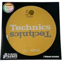 Dr. Suzuki Meets Technics Mix Edition Slipmats - 50th Anniversary Yellow