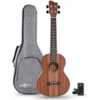 Gear4Music Koa Tenor Ukulele Pack by