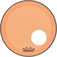 Remo Powerstroke 3 Colortone Orange 24 Ported Bass Drum Head