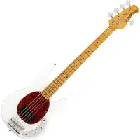 Sterling By Music Man StingRay Classic Ray25CA Olympic White 5-snarige elektrische basgitaar