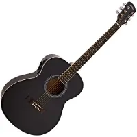 Gear4Music Student Electro Acoustic Guitar by Black