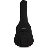Gear4Music Padded Water-Resistant Jumbo Acoustic Guitar Gig Bag by 10mm