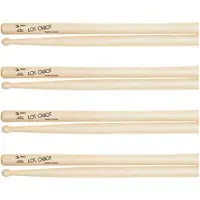Los Cabos 3A Maple Wood Tip Drumsticks 2 Pair Pack