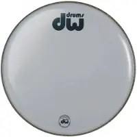 DW Drums DW Bass drum head White coated 20"