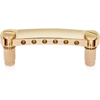 Gear4Music Guitarworks Stop Tailpiece Gold