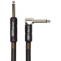 Roland Black Series Angled/Straight Instrument Cable 10ft/3m