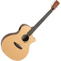 Tanglewood TM6CE Metropolitan Auditorium Venetian Cutaway Electro Acoustic Koa