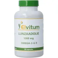 Elvitaal - Elvitum Lijnzaadolie omega 3 6 9 90 capsules
