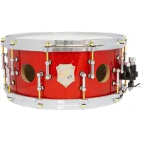 SJC Custom Drums SJC Drums 25th Anniversary 14 x 6.5 Snare Drum Tangerine Glitter