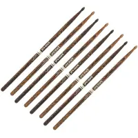 Promark Classic Forward FireGrain 7A Wood Tip 4 Pair Value Bundle