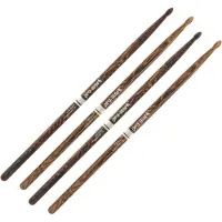 Promark Classic Forward FireGrain 7A Wood Tip 2 Pair Value Bundle