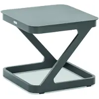 Niehoff Quattro Bijzettafel Aluminium 52x52 - 70x70 cm