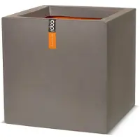 Capi Europe Pot vierk smooth nl 30x30x30 taupe