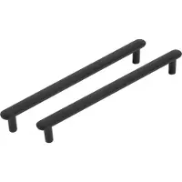 Differnz | Meubelgreep Plat | 160 mm | Mat Zwart