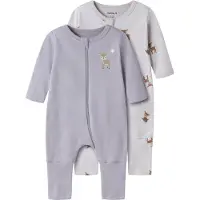 Name it Rompertje/body beige / bruin / sering / lavendel