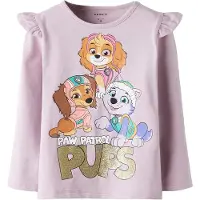 Name it Shirt 'NMFJaba Paw' karamel / goud / lichtlila / rosa
