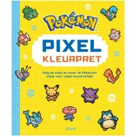 Sans marque Deltas - Pokemon Pixel Kleurpret - Kleurboek met 80 pagina's