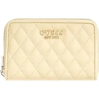 GUESS portemonnee Atabey SLG Medium Zip Around Wallet Yellow Lichtgeel