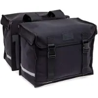 New Looxs Double Pannier Camping - Dubbele Fietstas - Geschikt voor Elektrische Fietsen – 66 Liter – Zwart