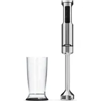 Princess 221233 Staafmixer 1500 W Traploze snelheidsinstelling, Met maatbeker, Vaatwasserbestendig Zilver