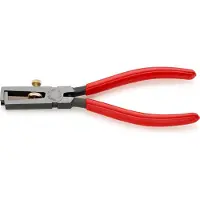 Knipex Abisolierzange 160 mm Kopf poliert mit Kunststoff