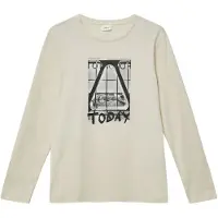 s.Oliver Shirt crème / grijs / zwart / wit