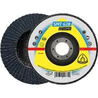 Klingspor Lamellenschuurschijf | d. 125 mm korreling 80 plat | RVS zirkoniumkorund | 10 stuks - 322799 322799