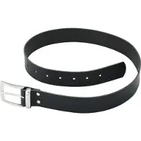 FHB Burkhard Leren riem, enkele doorn Zwart maat 115 cm uniseks