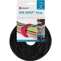 Velcro ONE-WRAP - Klettverschluss - 20 mm - 20 cm - Schwarz (Packung mit 100) Klittenbandriem (l x b) 200 mm x 20 mm Zwart 1 stuk(s)