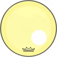 Remo Powerstroke 3 Colortone Yellow 18 Ported Bass Drum Head
