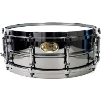WorldMax 14" X 5" Black Brass Snare Drum Black Hardware