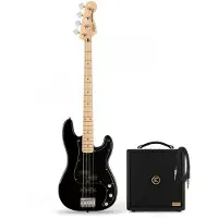 Squier Affinity Precision Bass PJ Black & Eden Orbiter 8 Bass Combo Amp
