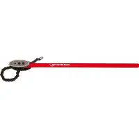 Rothenberger Kettingpijptang | totale lengte 940 mm spanwijdte 114 mm | voor buizen 4 inch | 1 stuk - 70244 70244