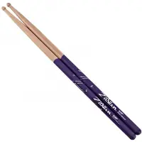 Zildjian 7A Wood Tip Purple Dip Drumsticks