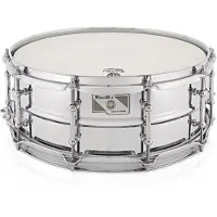WorldMax 14 x 5.5 Beaded Chrome Over Steel Snare Drum Chrome HW