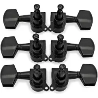 Gear4Music Guitarworks Tuning Machines 3-A-Side Hex Keys Black