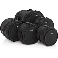 Gear4Music Padded Fusion Drum Bag Set by