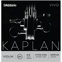 Daddario Kaplan Vivo Violin String Set 4/4 Size Medium