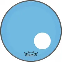 Remo Powerstroke 3 Colortone Blue 20 Ported Bass Drum Head
