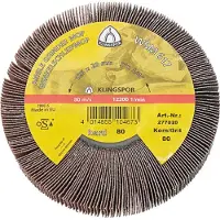 Klingspor Haakse lamellenslijper | 120 bruin | d.125xB20 mm | M14 | 1 stuk - 277021