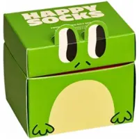 Happy socks Kids Mini & Me 2-Pack Froggys Socks Gift Set Black Green-Schoenmaat 22 - 24