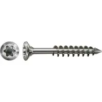Spax Spaanplaatschroef met boorpunt RVS T20 deeldraad 4.5x60mm (per 100 stuks)