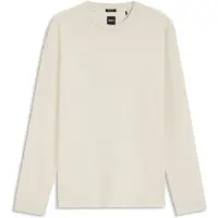 BOSS T-shirt van katoenen jersey met ronde hals