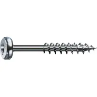 Spax Spaanplaatschroef voldraad Bolkop met Torx 6x90mm Staal Elektrolytisch verzinkt