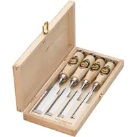 KIRSCHEN 114 Hk Houtbeitels Set 4 Eenheden